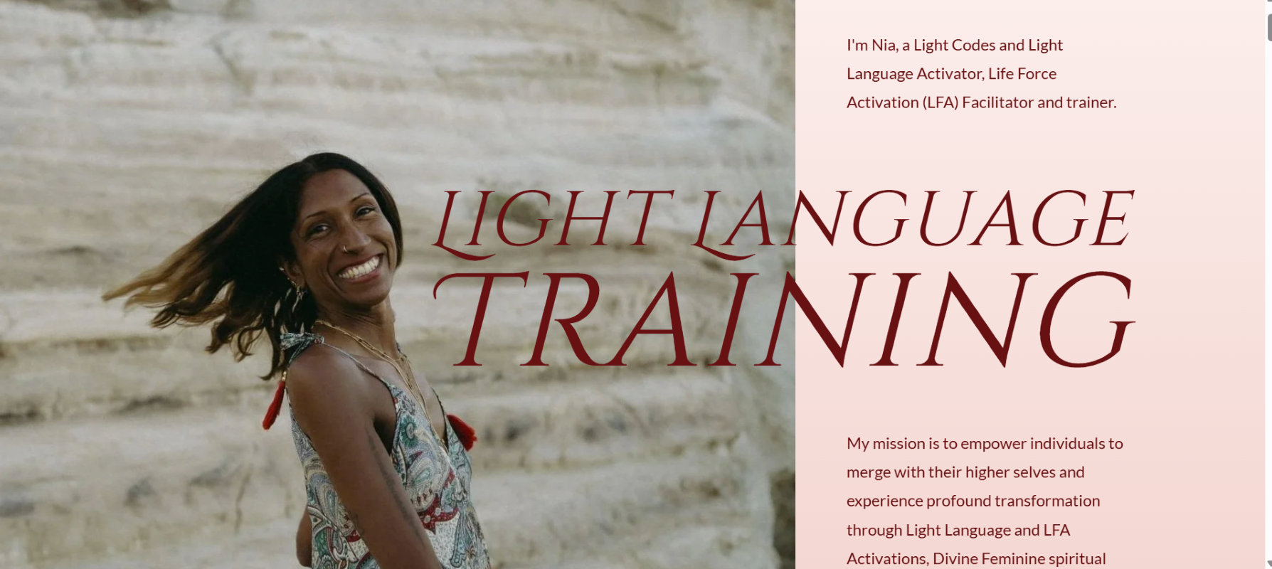 Light Language Training