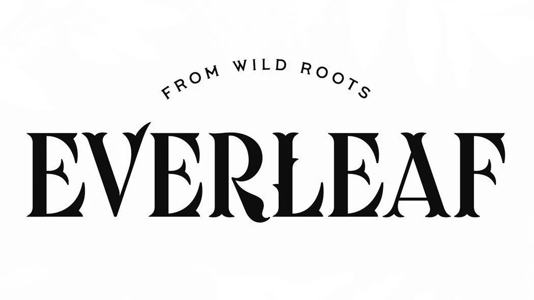 Everleaf logo with the phrase "From Wild Roots" above it.