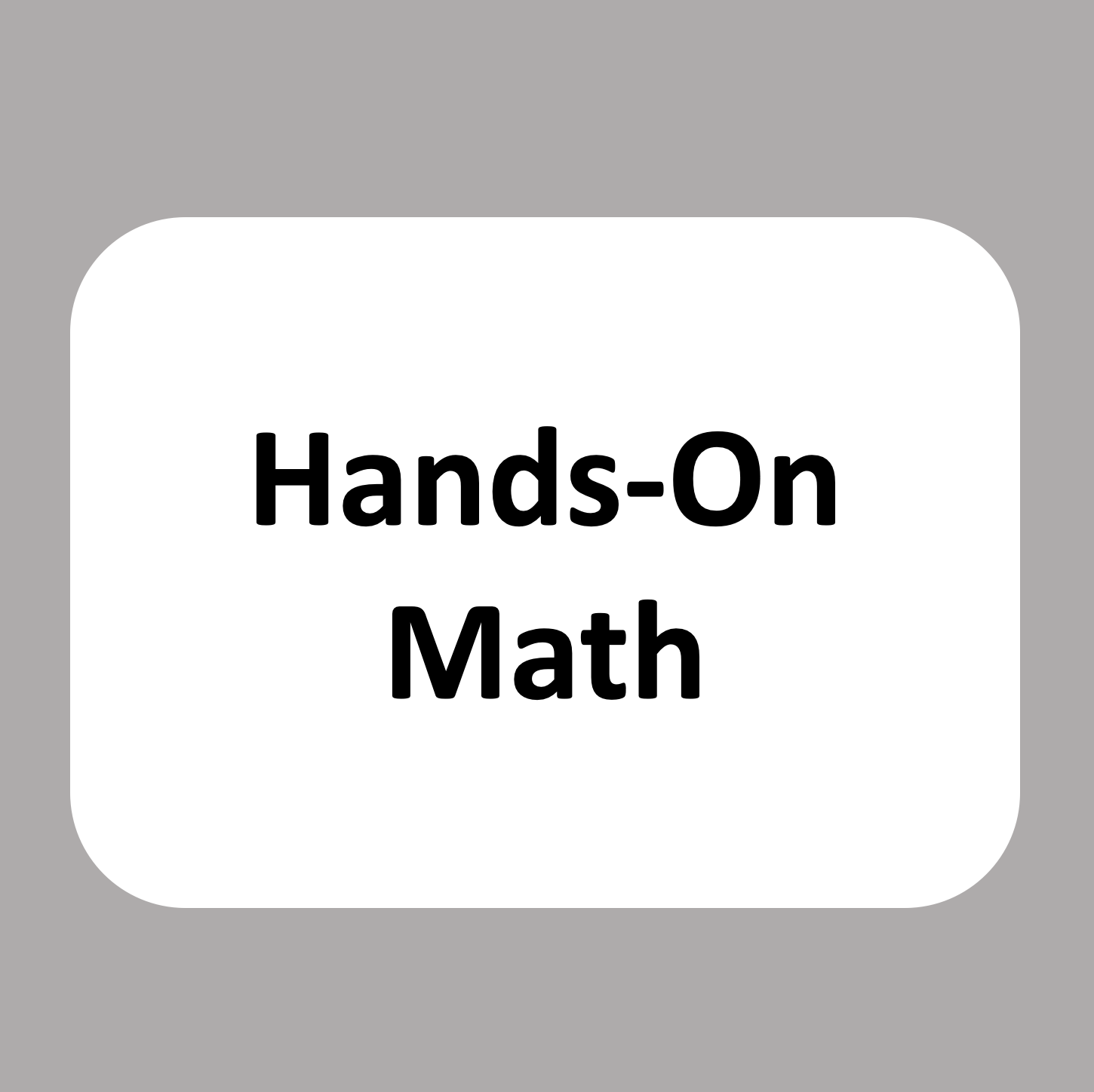 hands on math tile