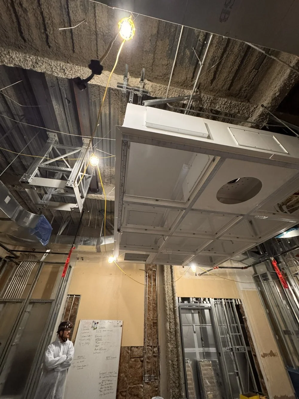 Steris ceiling installed FH Construction Group project at Saint Anthony's North Hospital.