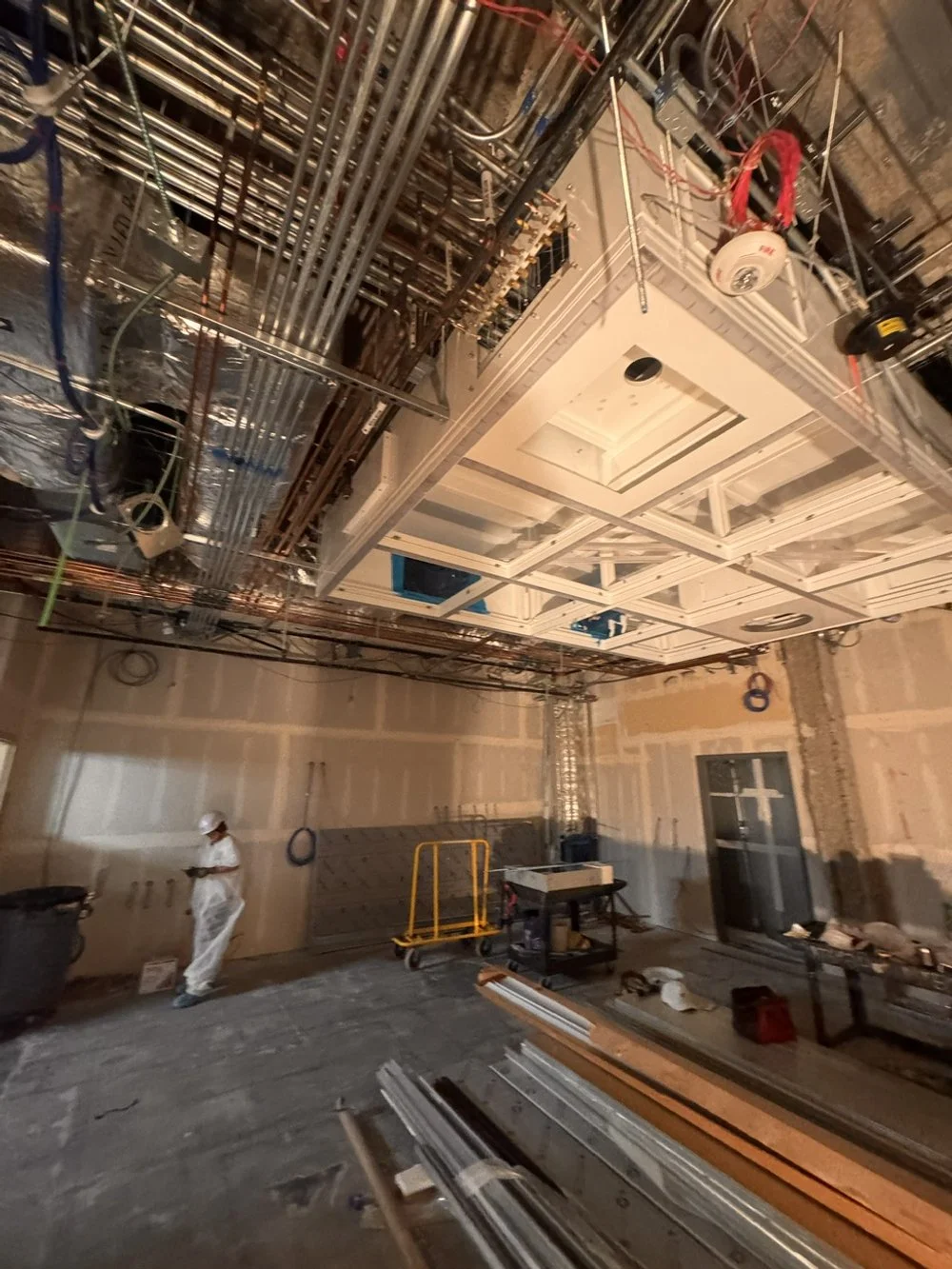 Steris Ceiling Installation Saint Anthony's North Hospital