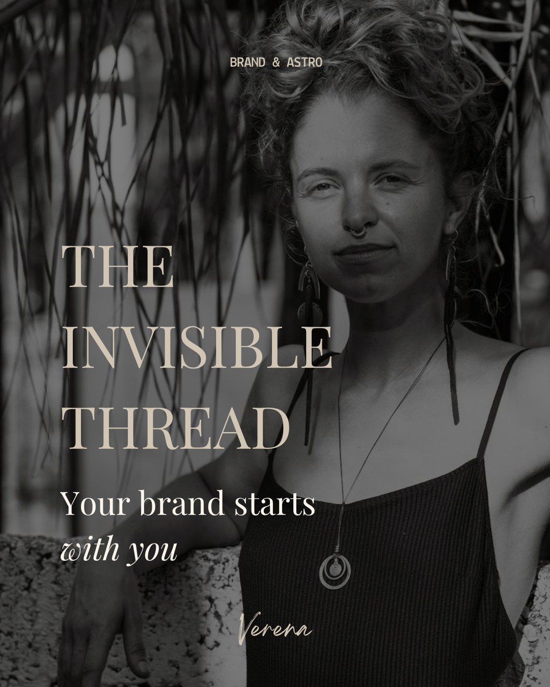 Your brand already exists.
It just hasn't been made visible yet.
Tatiana didn't come to me for a logo.
She came to me because I'm an artist and an astrologer and she knew the symbol had to come from somewhere real.

It did.
That's The Invisible Threa