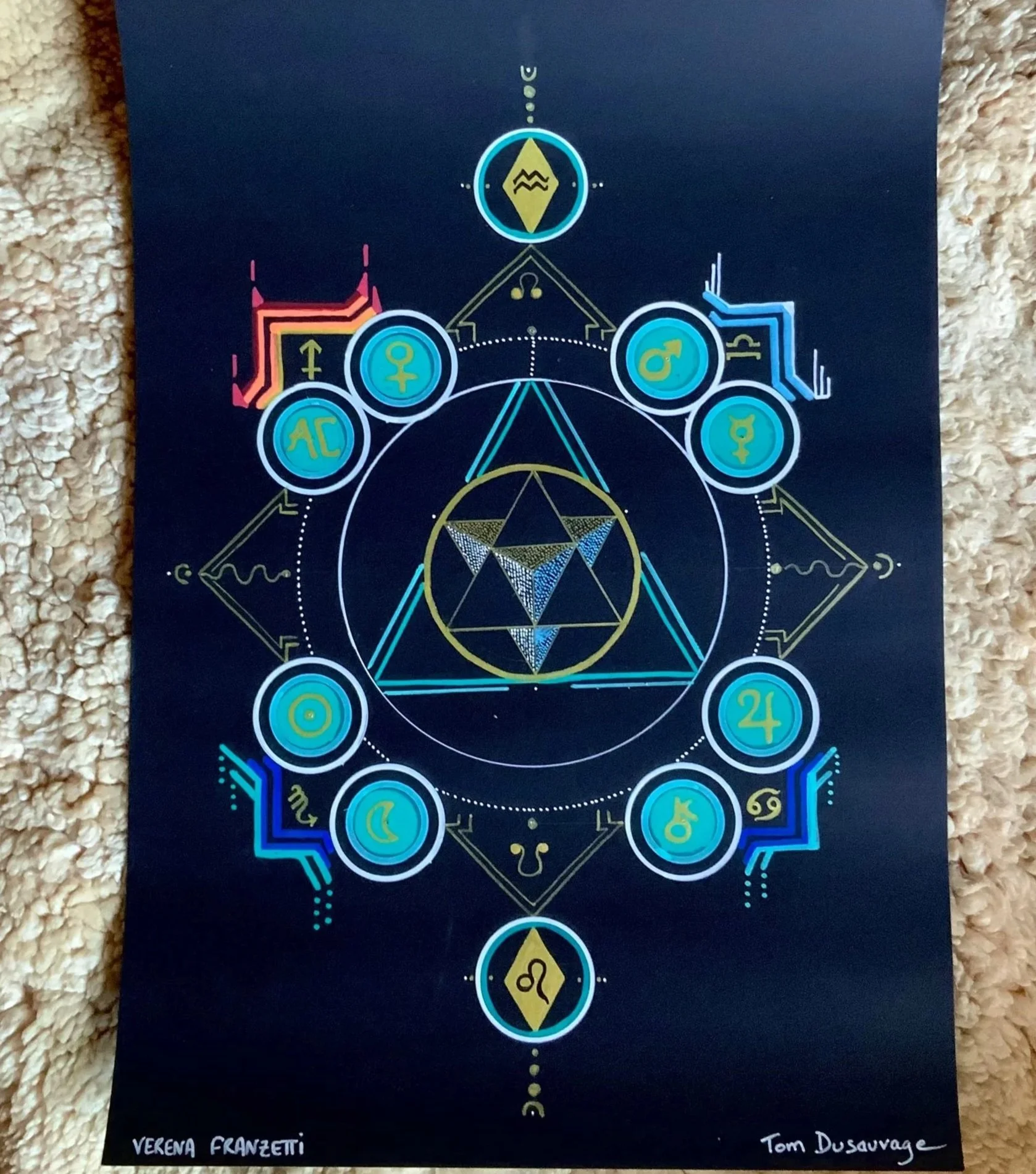 Une séance d'astrologie et de numérologie qui devient ton symbole- Soul Symbol. Un projet cofondé par Tom Atmos et Verena Franzetti. 