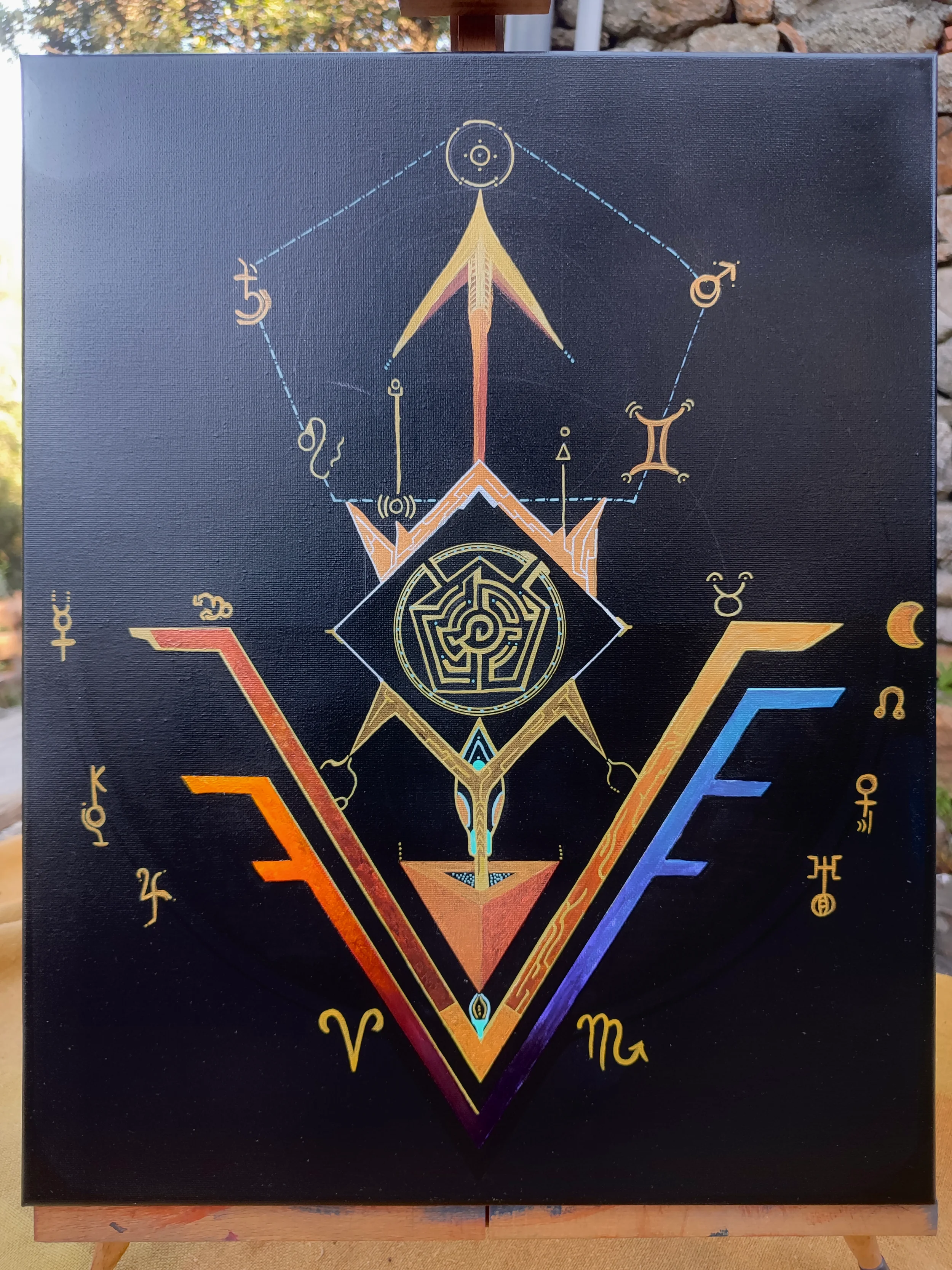 Une séance d'astrologie et de numérologie qui devient ton symbole- Soul Symbol. Un projet cofondé par Tom Atmos et Verena Franzetti. 