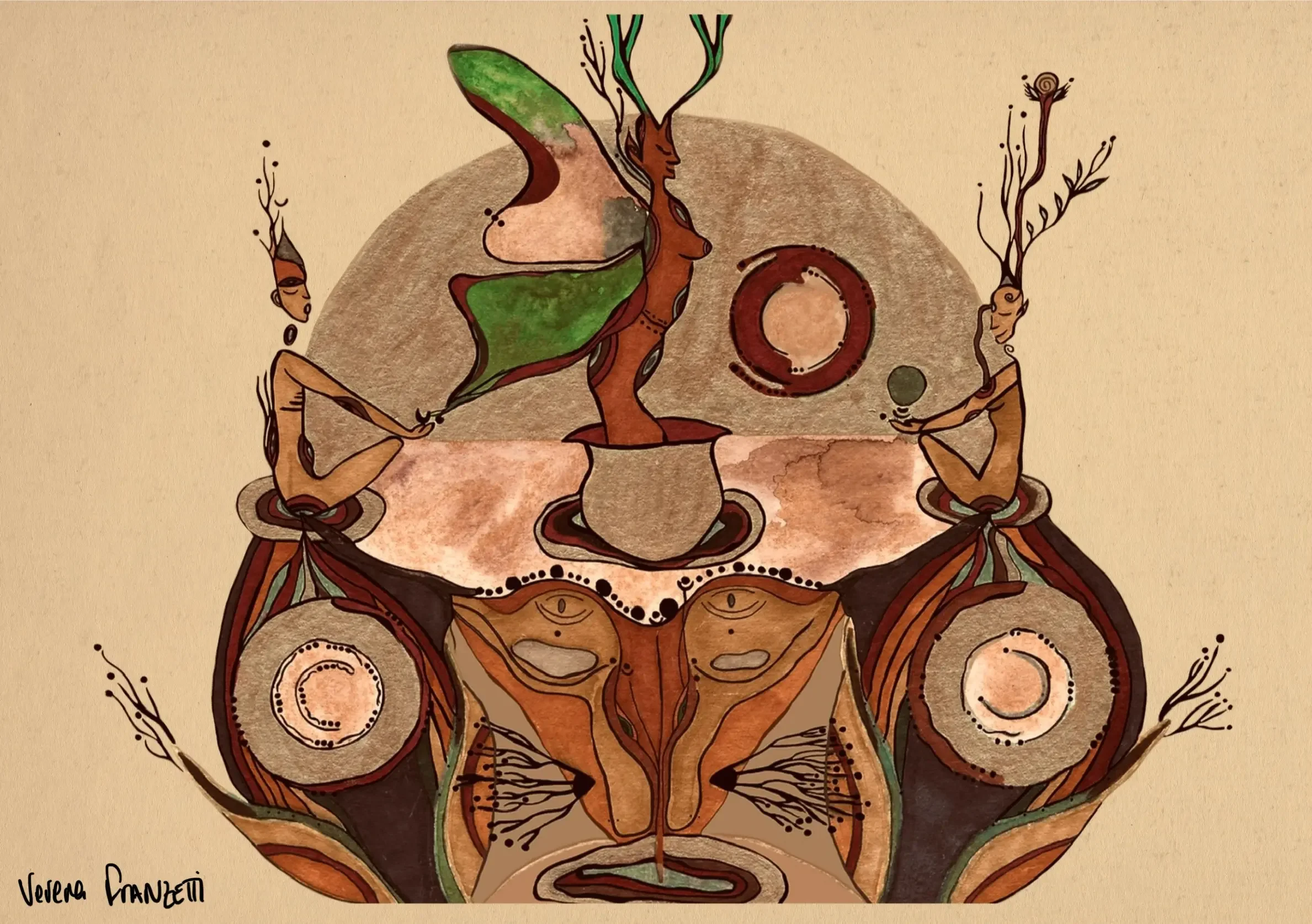 TIGRE GARDIEN / Impression sur toile