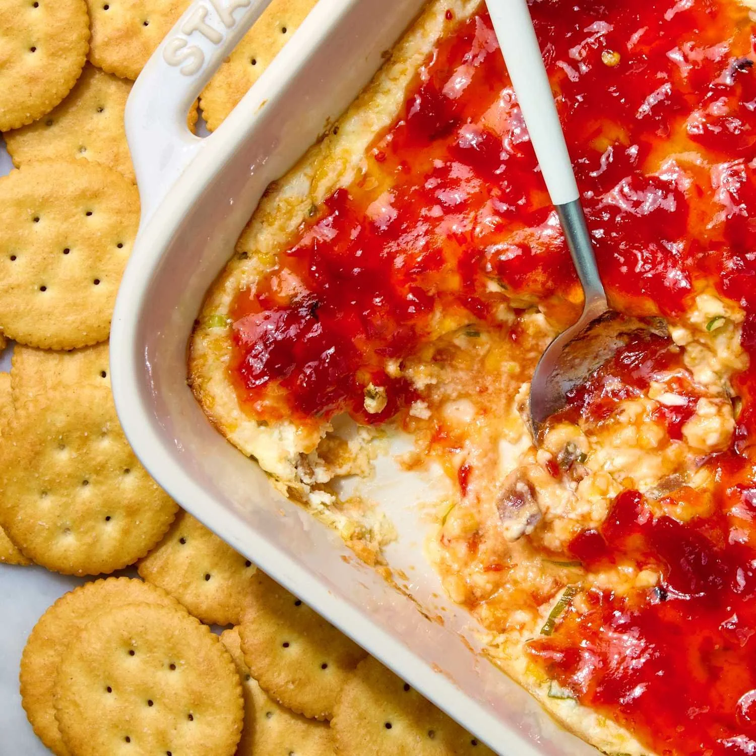 baked pepper jelly cheese dip