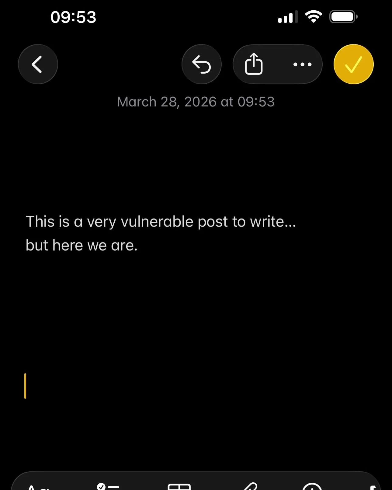This is a vulnerable post to share, but I want to be honest about where things are at.

I love this work. I love teaching. I love Open Sky Stories.
And I want to keep building something meaningful here.

But right now, it&rsquo;s not quite enough to 