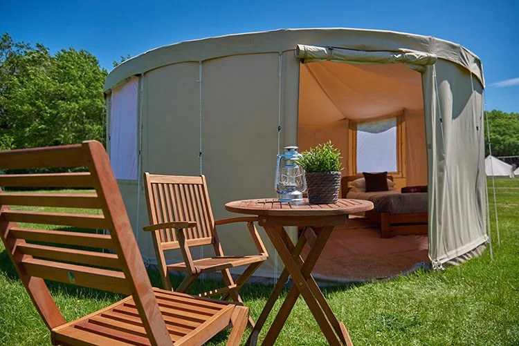 Luxury Yurt tent at one of our glamping event