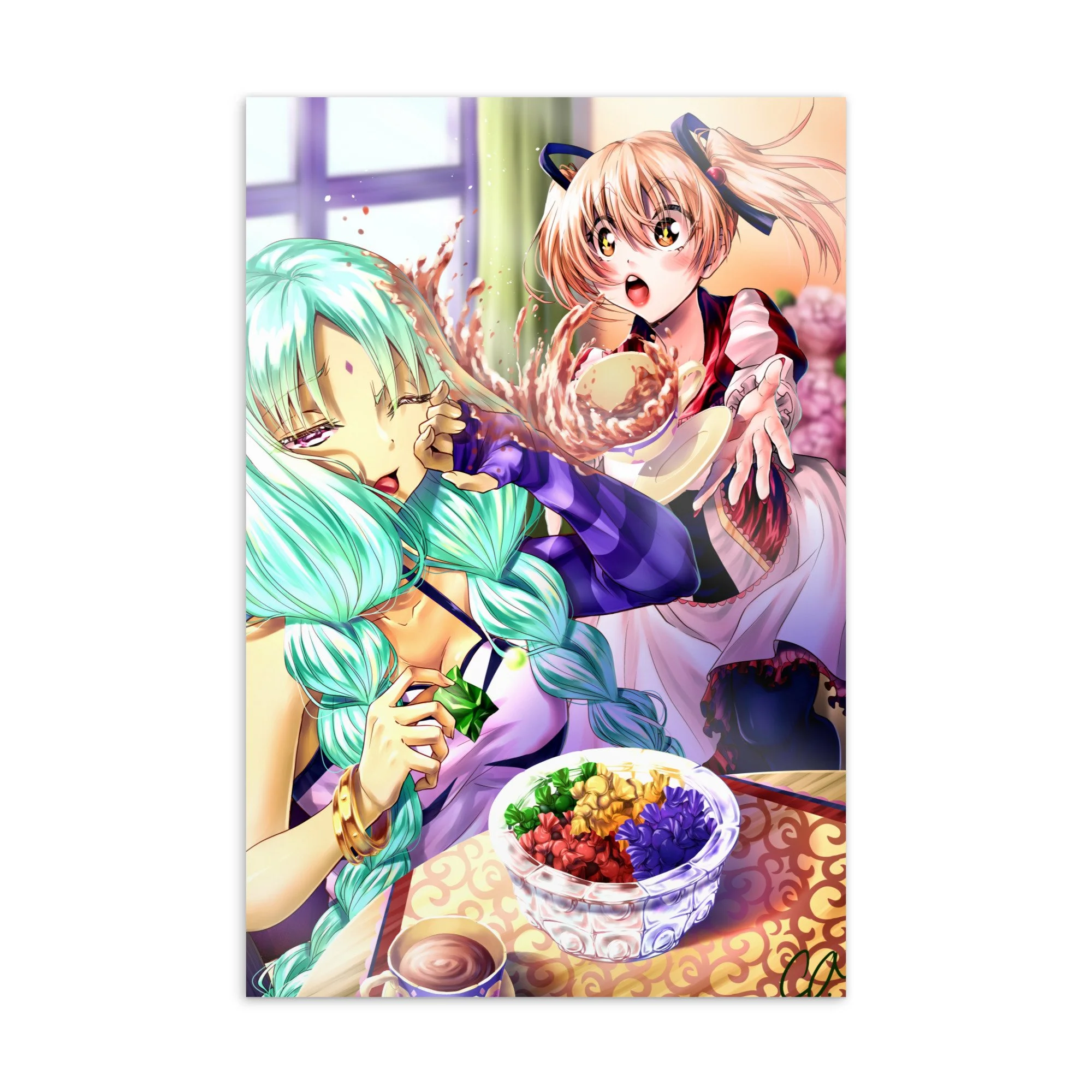 Astrid and Yuva Postcard