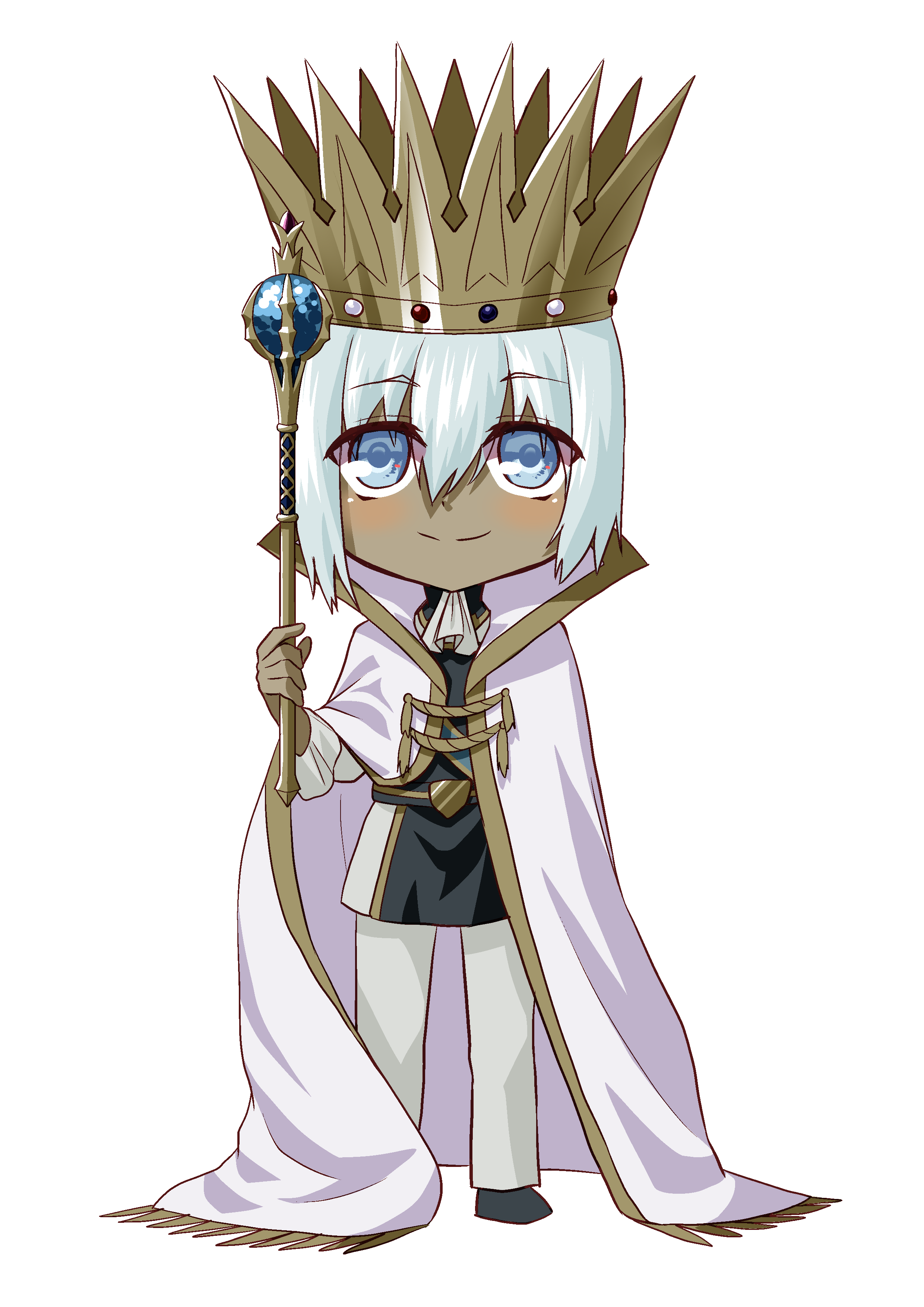 Prince King stickers outline.png