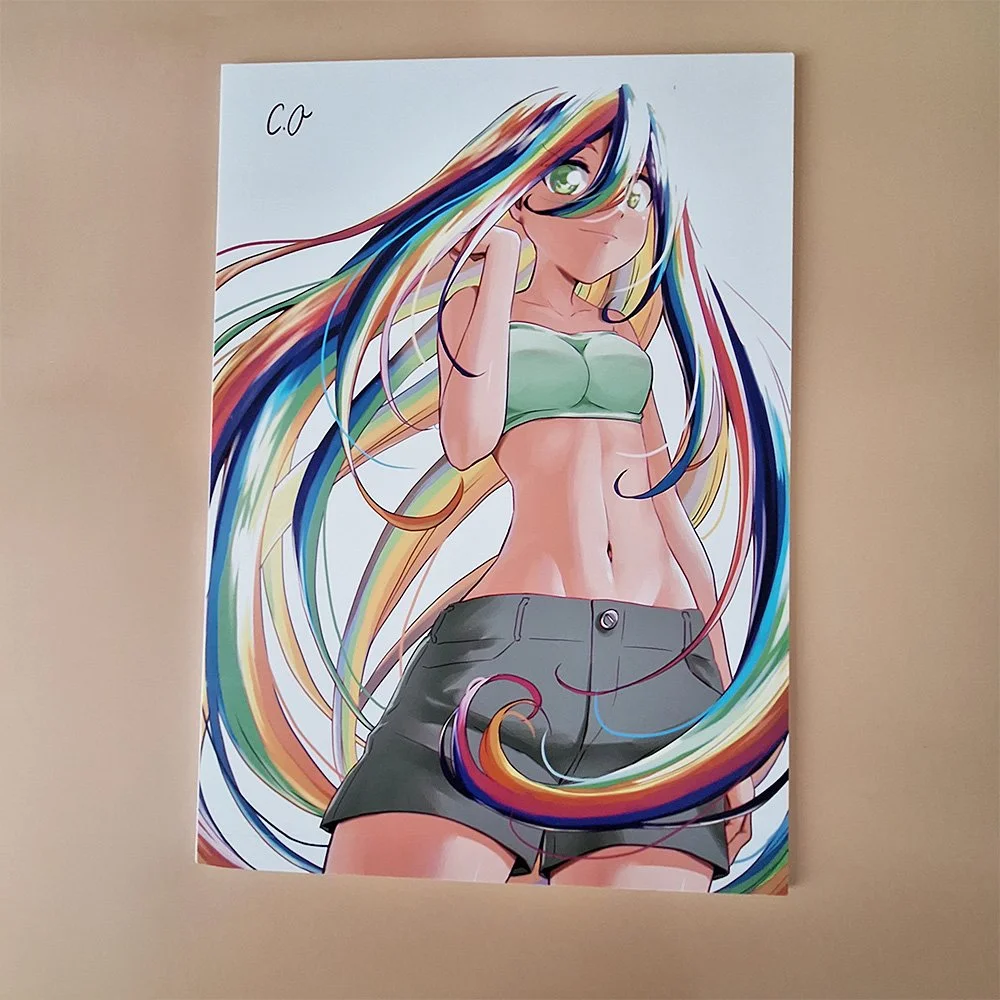 Rainbow Hair-Canvas Print