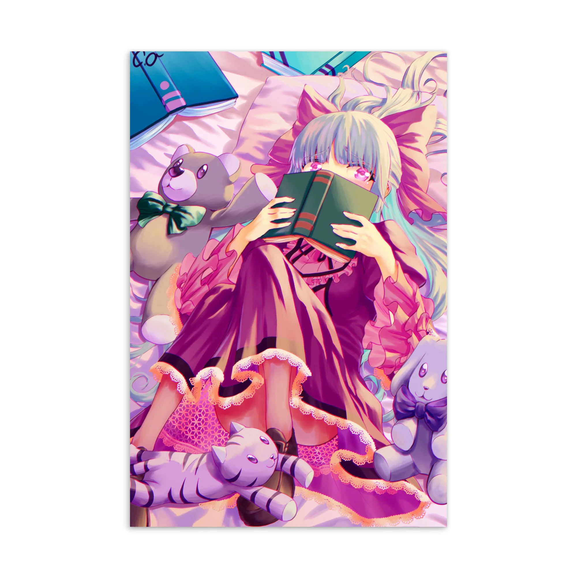 Bookworm Ojou-sama Postcard