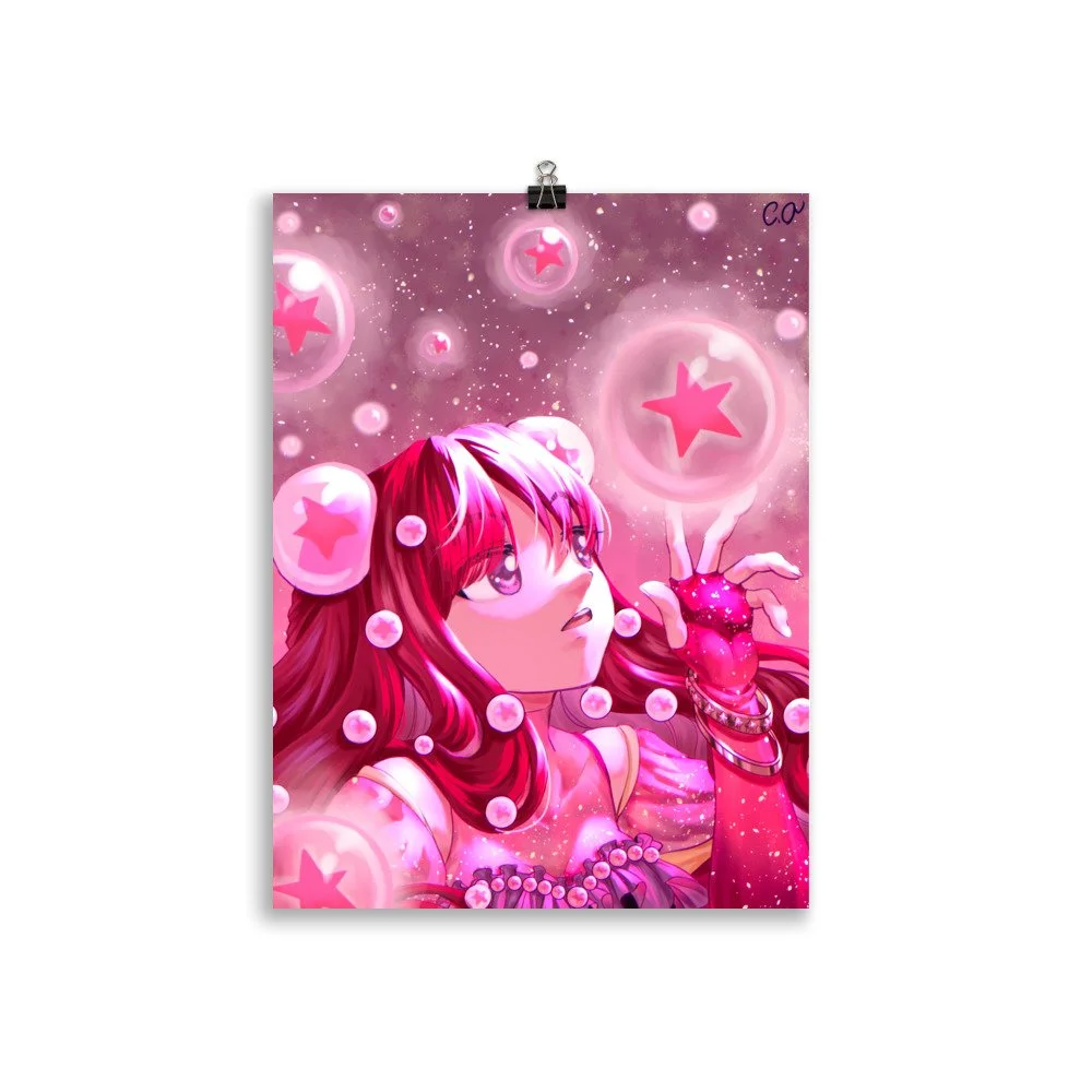 Bubble Star Print