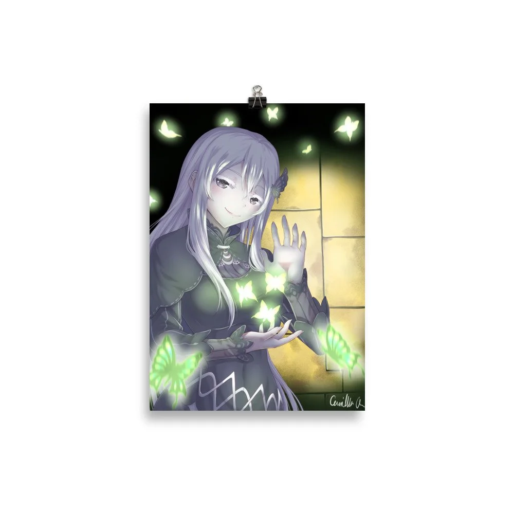Re-zero (Echidna)Fanart Print