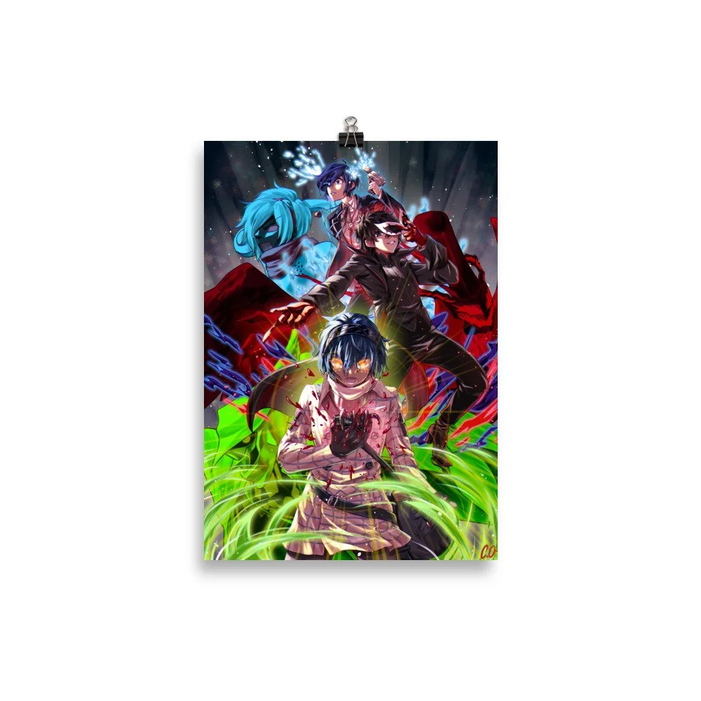 Metaphor and Persona 3&5 (Protagonists) Fanart Print