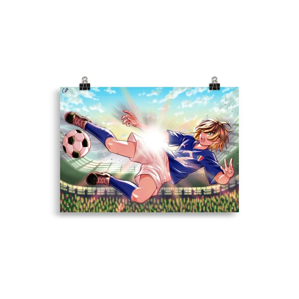 Football Strike Print