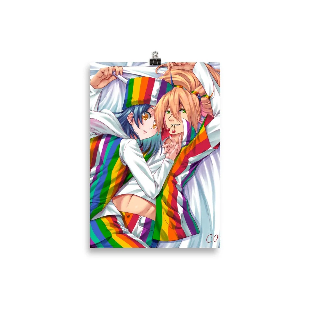 Multicoloured relation Print