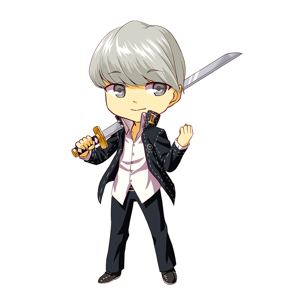 Persona 4-Yu Narukami Fanart Sticker