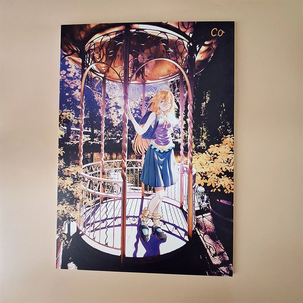 Gold Gazebo-Canvas Print