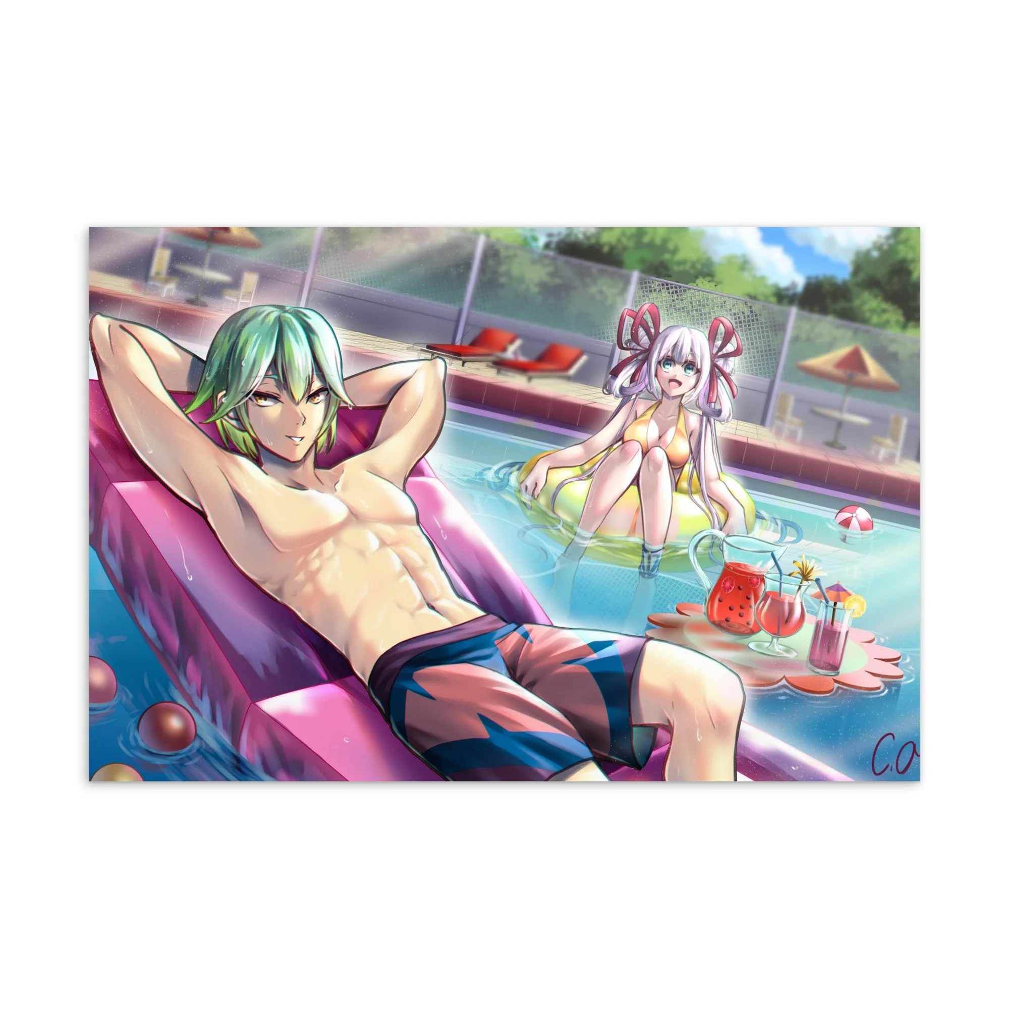 Summer Relaxation Postcard