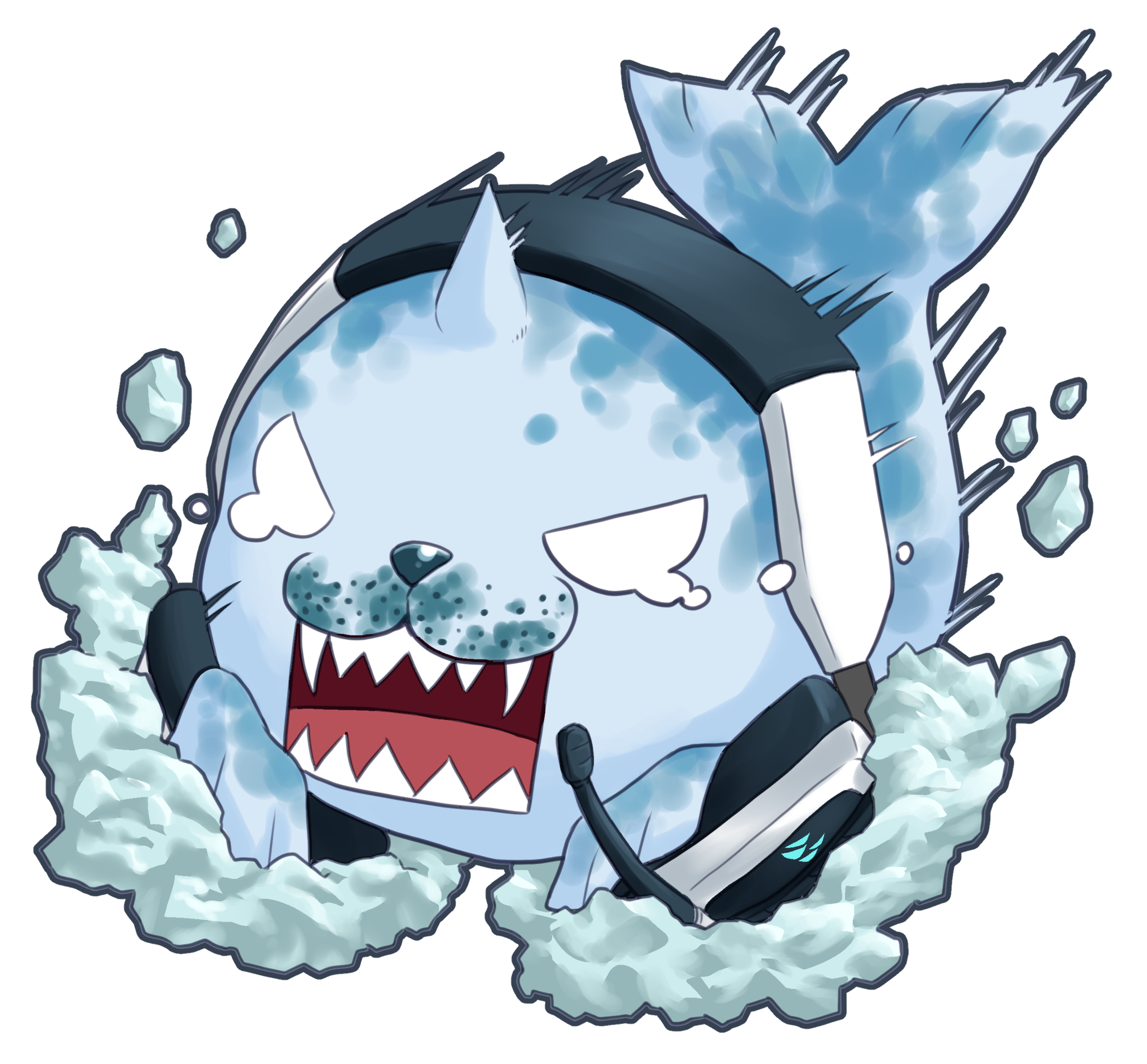 Samuel the Seal(SIPseal mascot)Sticker