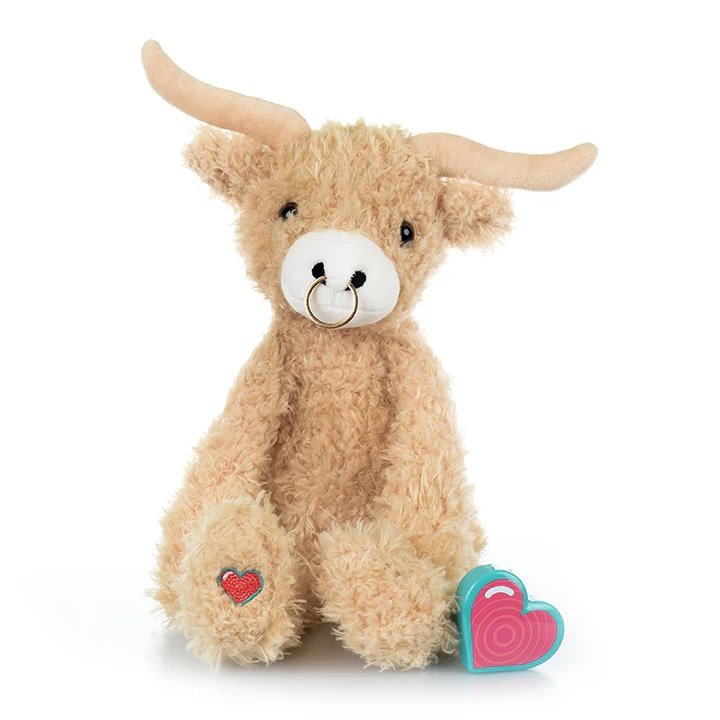 Heartbeat Stuffed Longhorn Bull