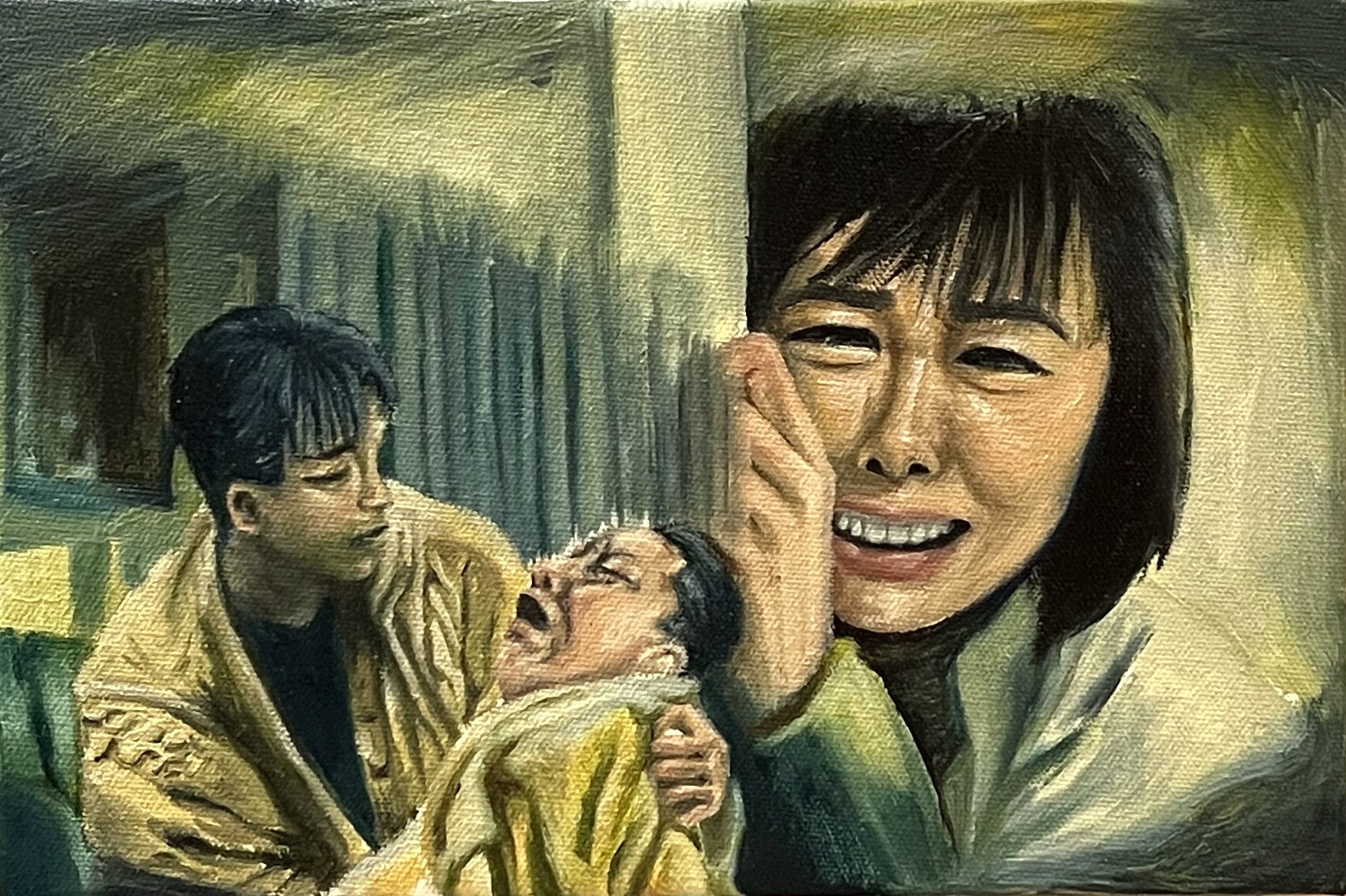 "22:53-22:56 Dad"
Oil on canvas
20cm x 30cm
2025