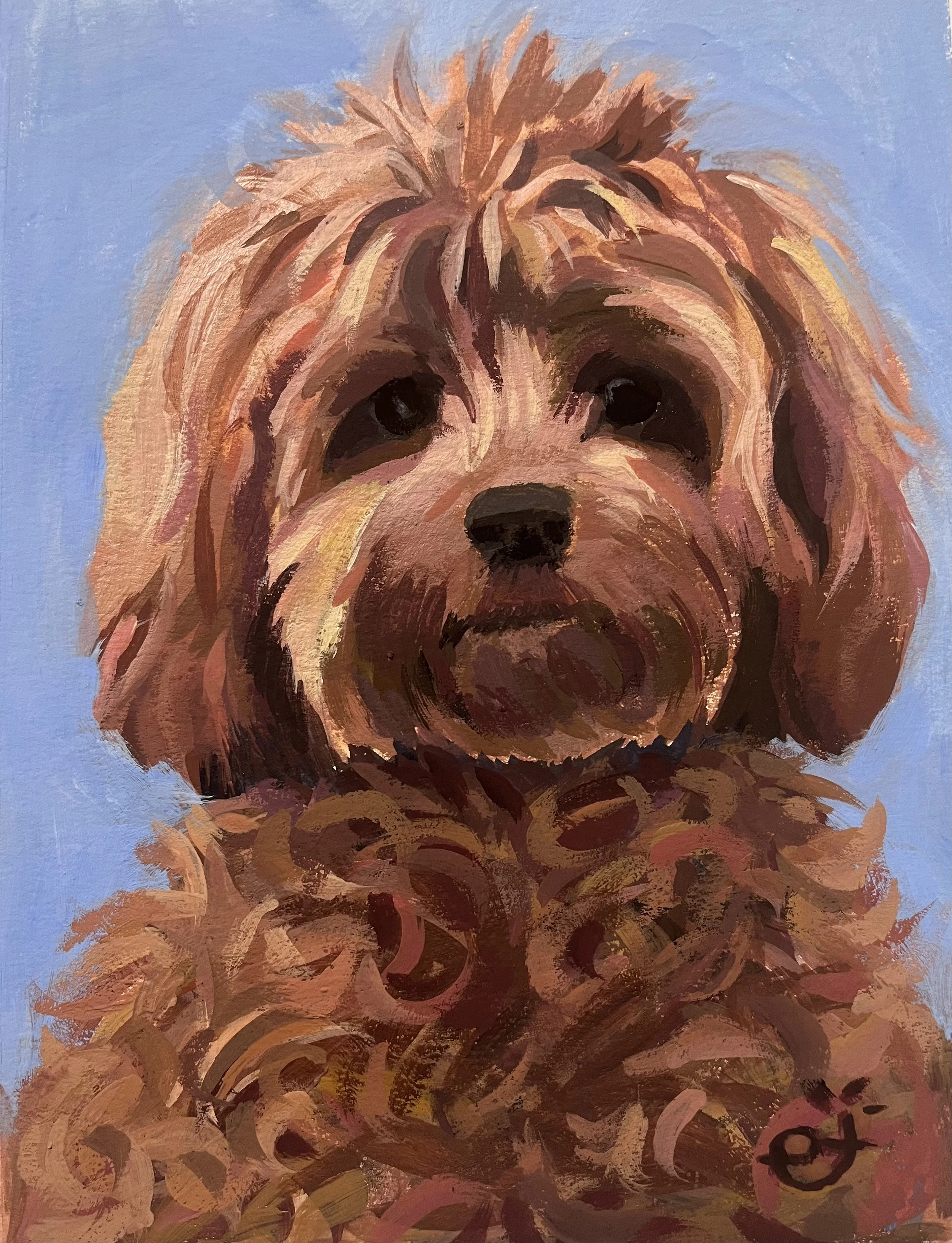 Poppy, Gouache on Paper, 2025