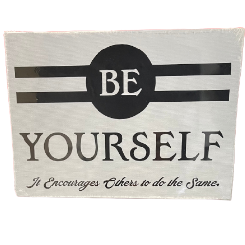 Be Yourself White Black.png