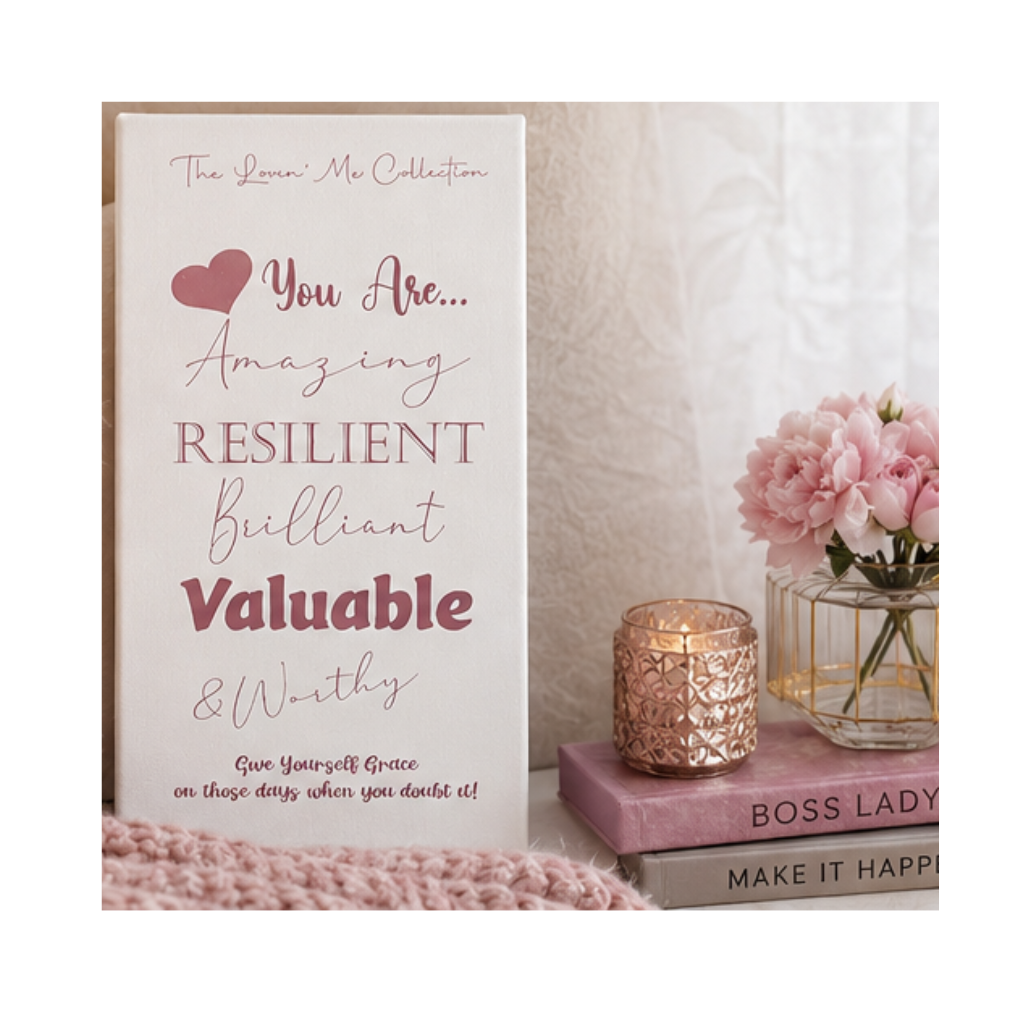You Are Amazing Inspirational Canvas | Confidence & Empowerment Wall Art