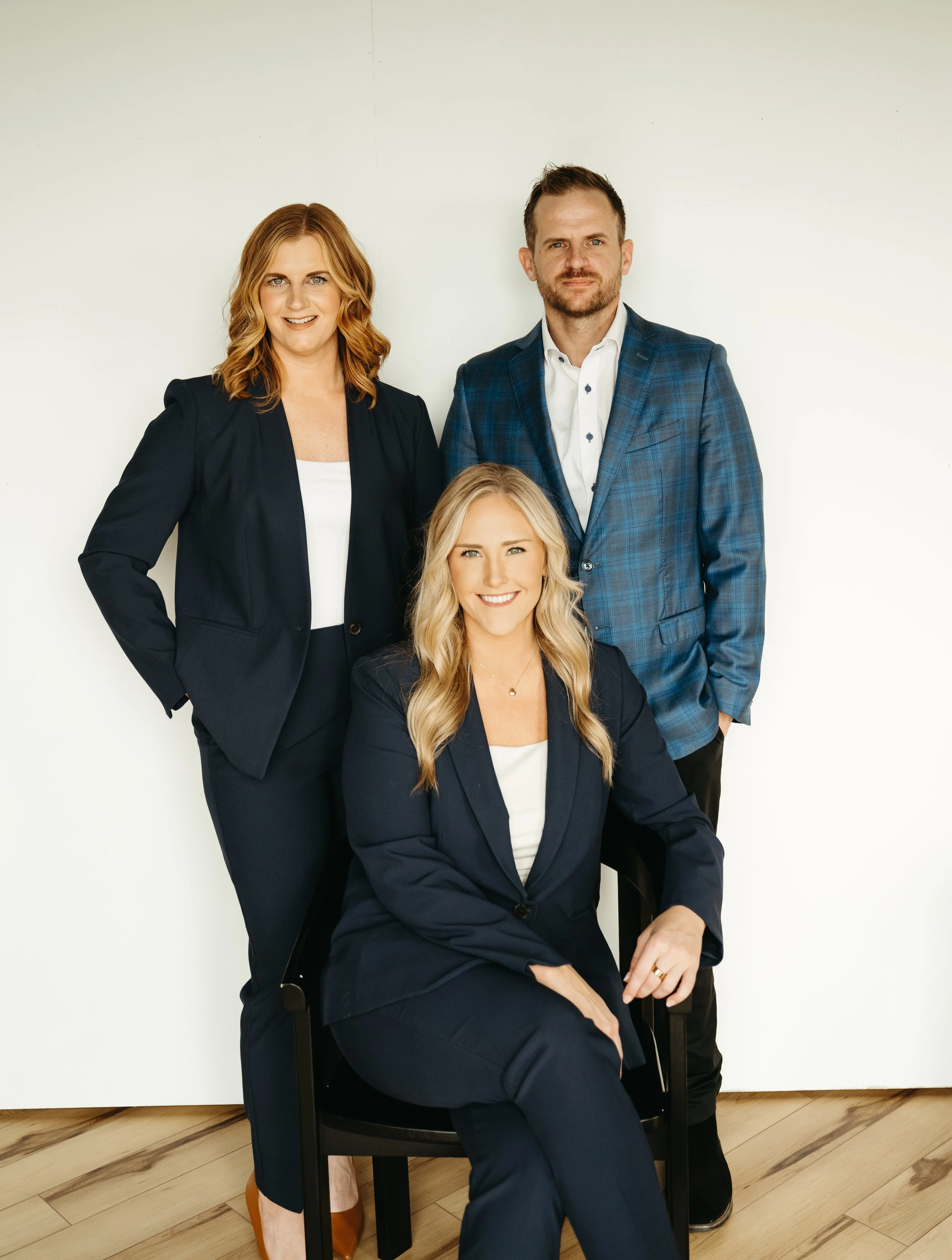 3 Central Illinois lawyers: Courtney Anderson, Zach Anderson, and Fallon Conner