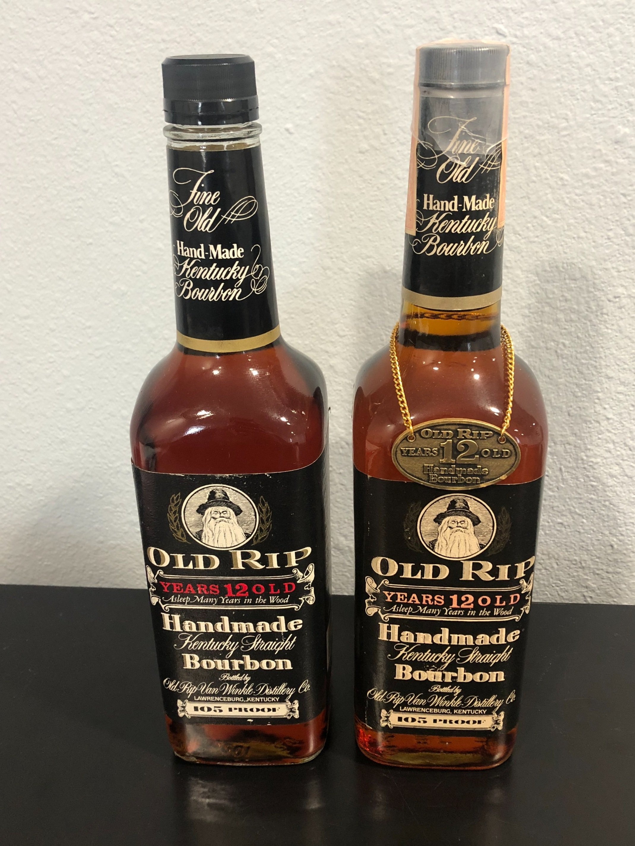 Old Rip Van Winkle 12 year 105 proof set