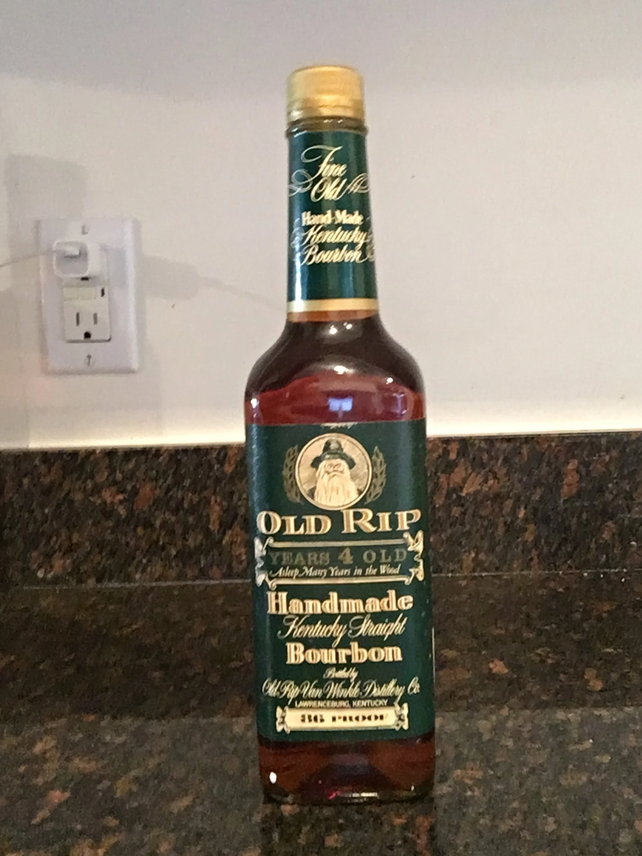 Old Rip Van Winkle 4 year 86 proof