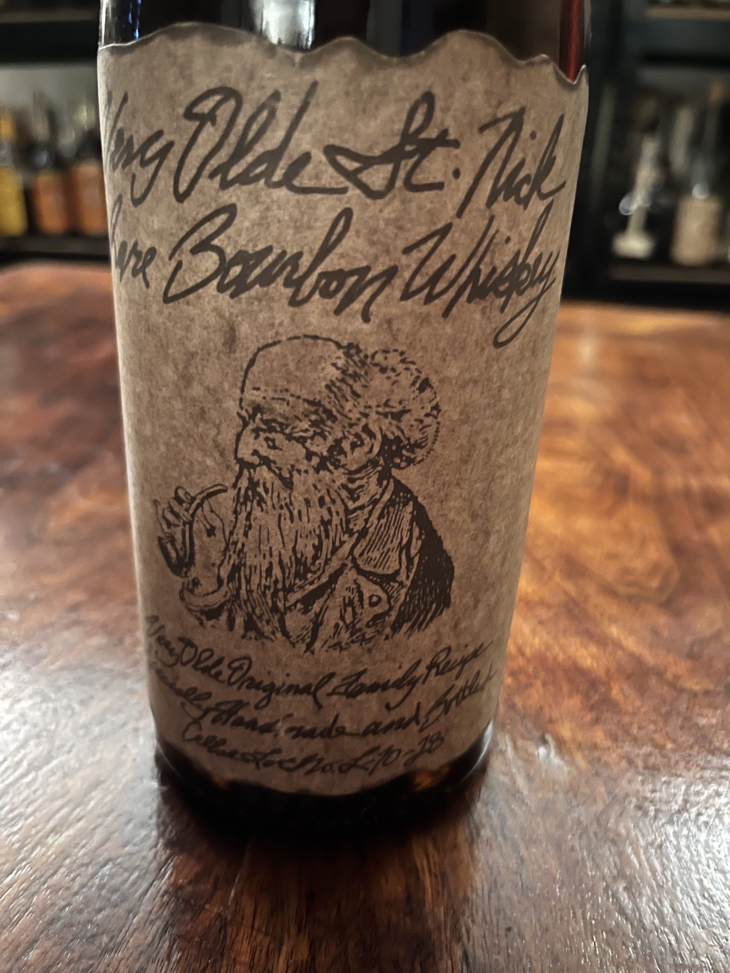 Lawrenceburg Julian Van Winkle Very Olde St. Nick 12 year 90 proof. VOSN Lot L-10-28