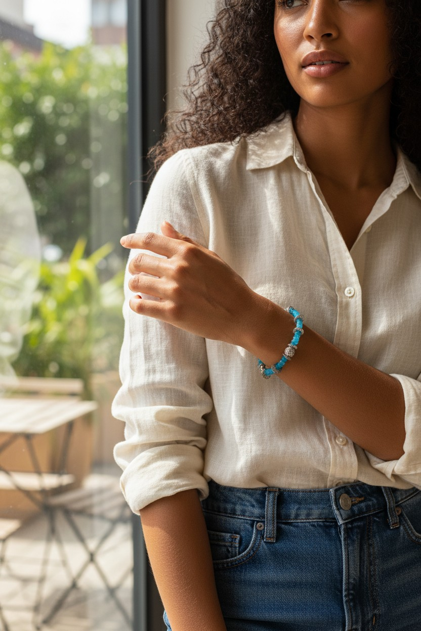 Signature Blue Aventurine Bracelet