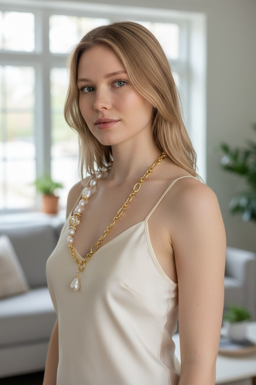 The Gilded Meridian Necklace