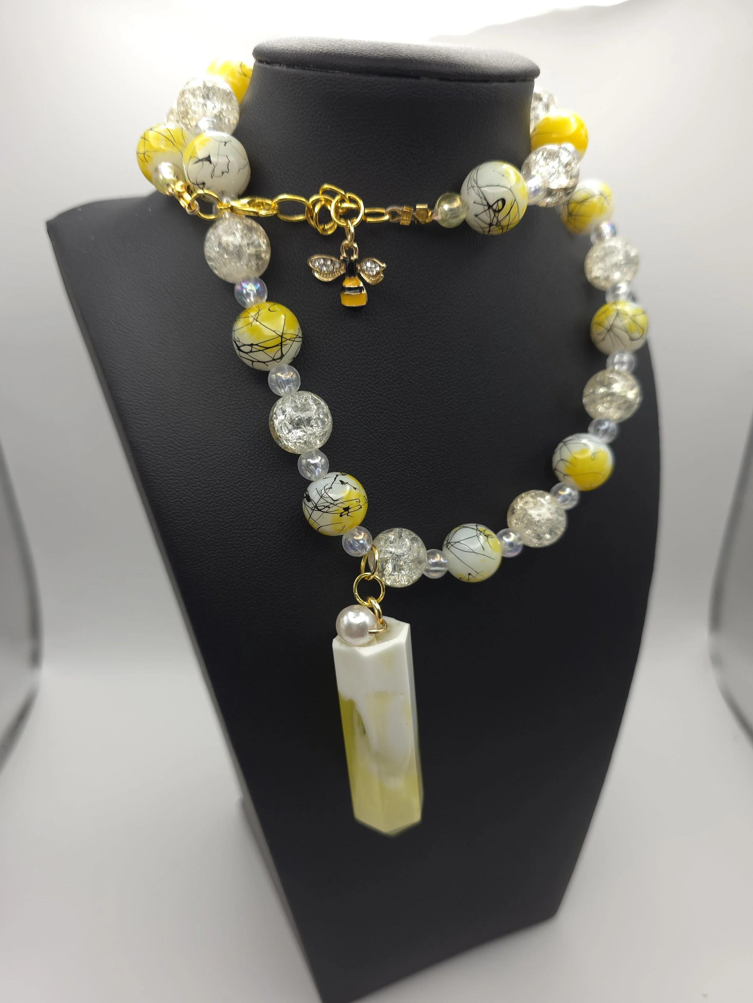 The Queen Bee Resin & Glass Ensemble