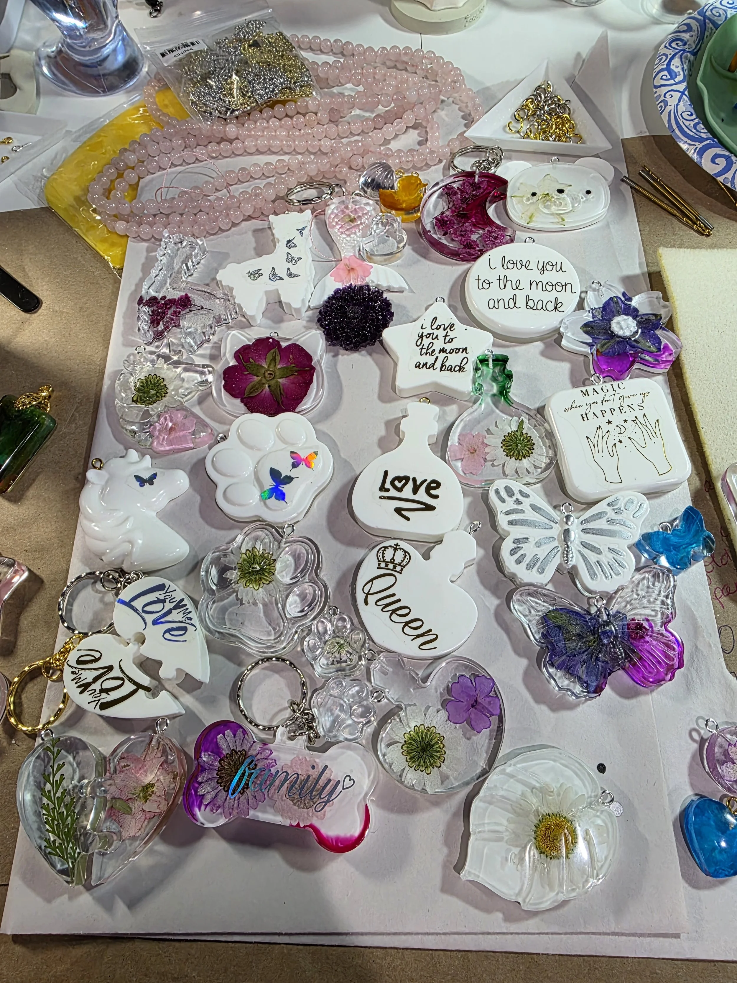 Custom Artisan Keychain Experience