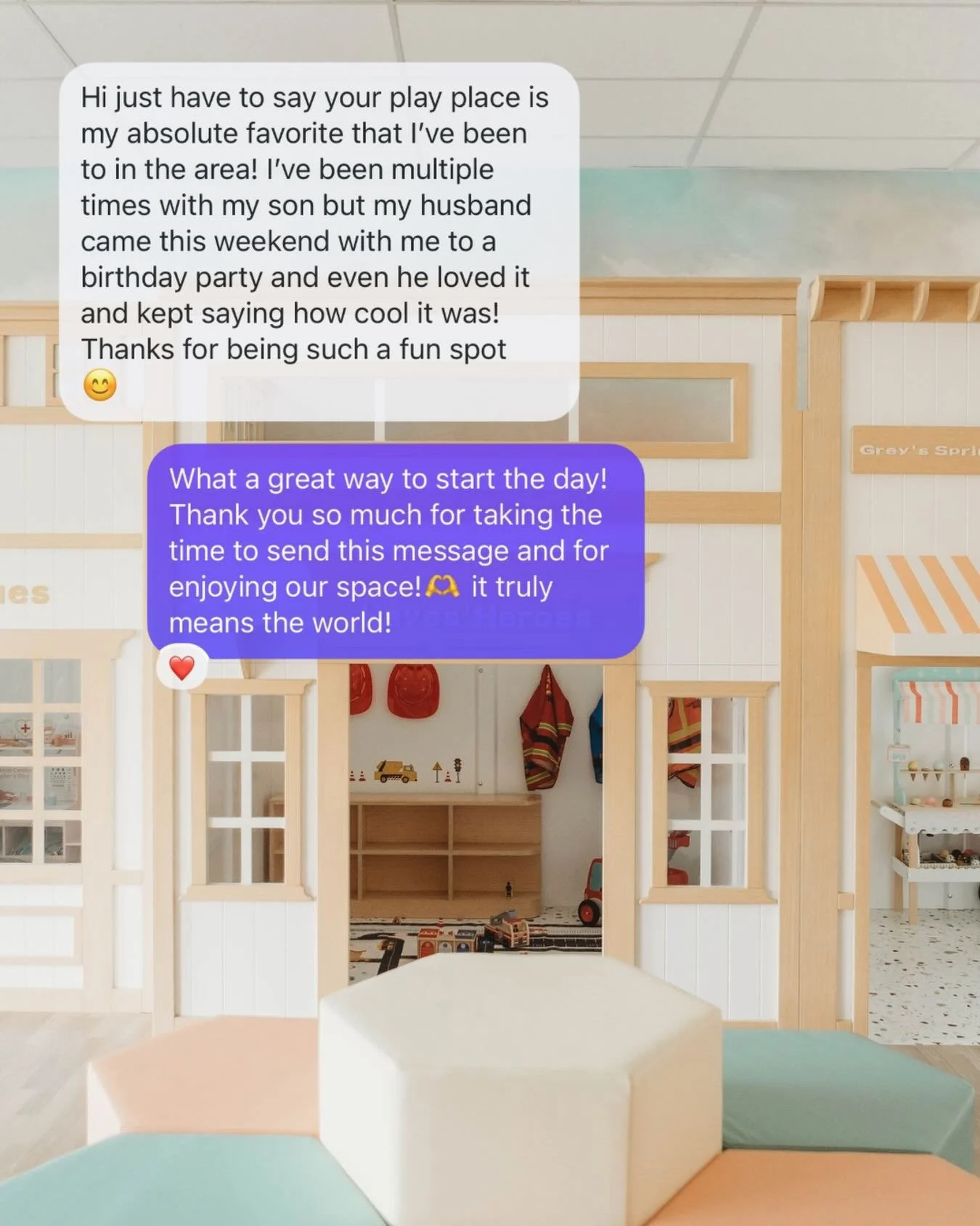 There is nothing sweeter than hearing from our families &mdash; especially when they come back and take the time to share their experience with us. 🫶

From the very beginning, our goal has been simple: to create a space that feels safe, clean, and c