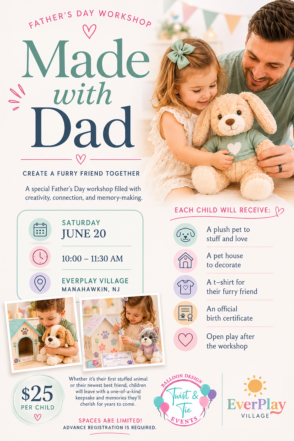 Made with Dad: A Father's Day Workshop