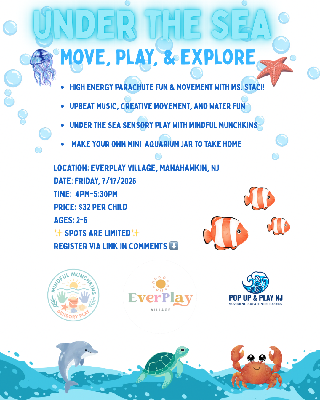 Under the Sea: Move, Play, & Explore