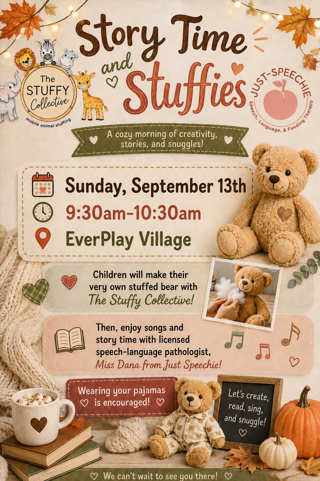 Story Time and Stuffies