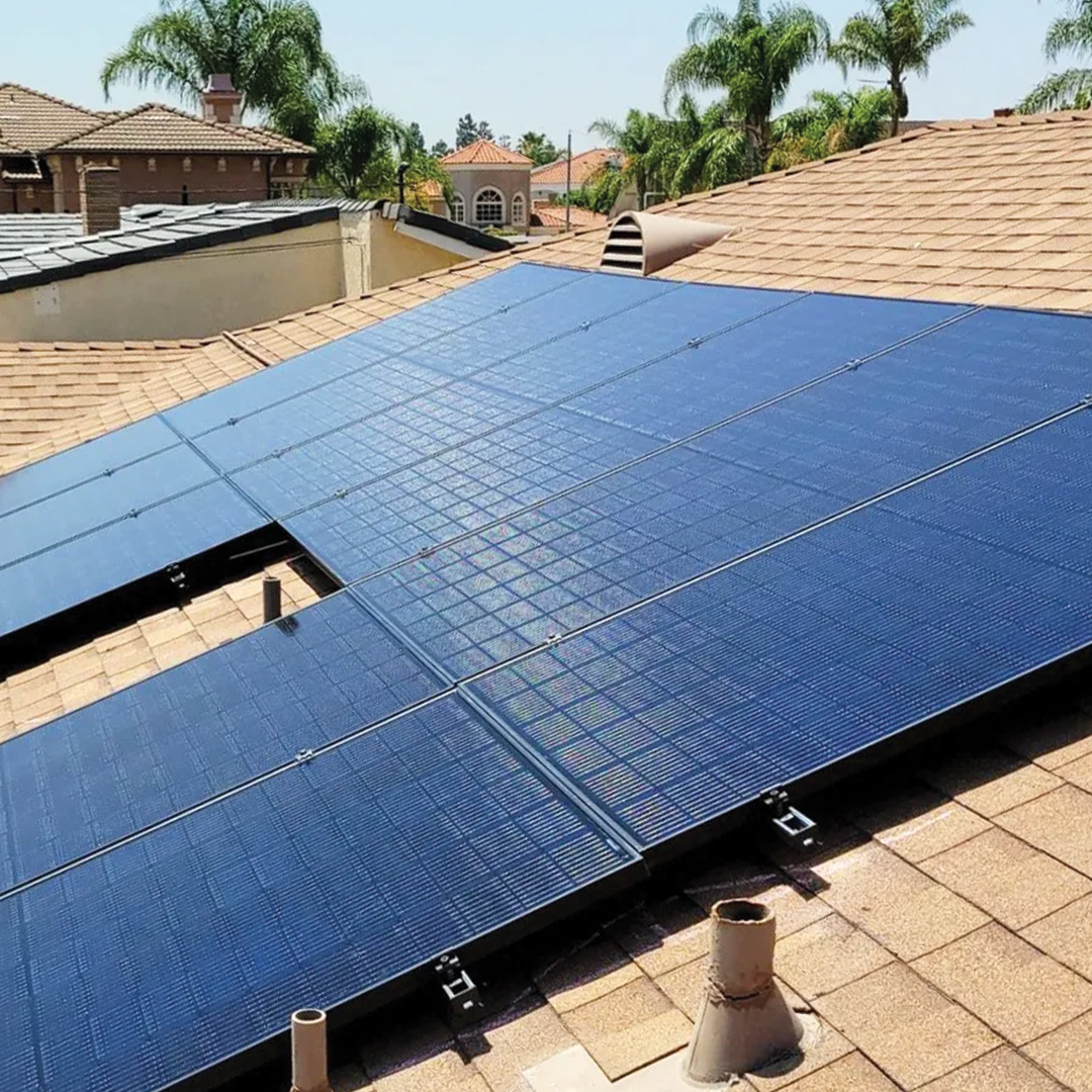 Solar panel electrical installation for residential and commercial buildings
