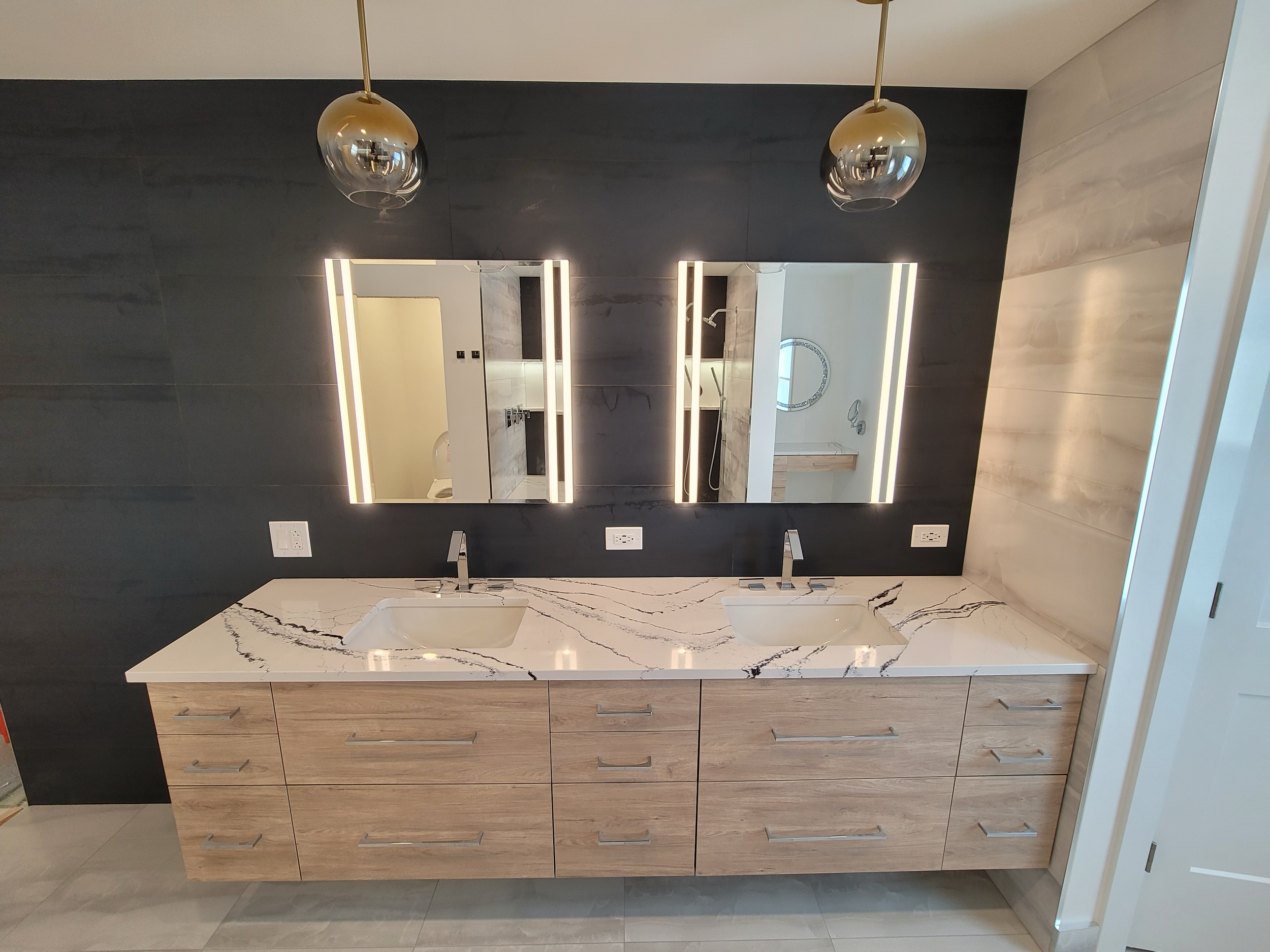 New vanity area