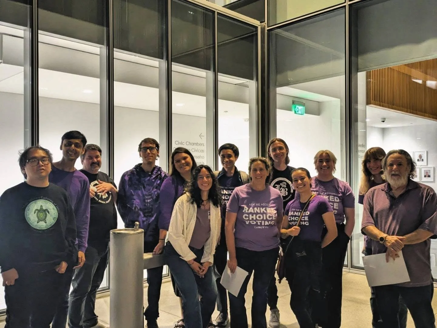 Last night, the Equity and Human Relations Commission heard the Ranked Choice Voting presentation, held a real Q and A, and ultimately voted 8 to 1 to recommend moving RCV forward! 💜

The room was energized and engaged. The momentum is real and it s