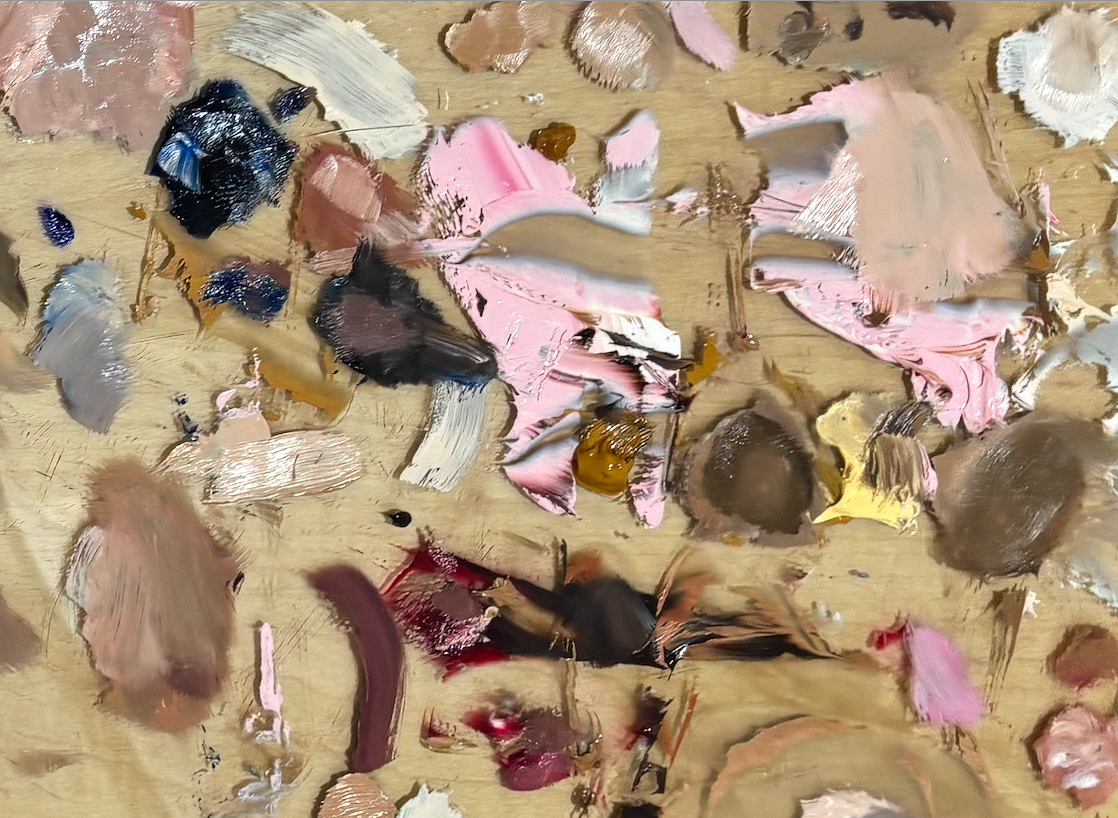 It’s not for you, heel edition, oil paint, 24”x 36”