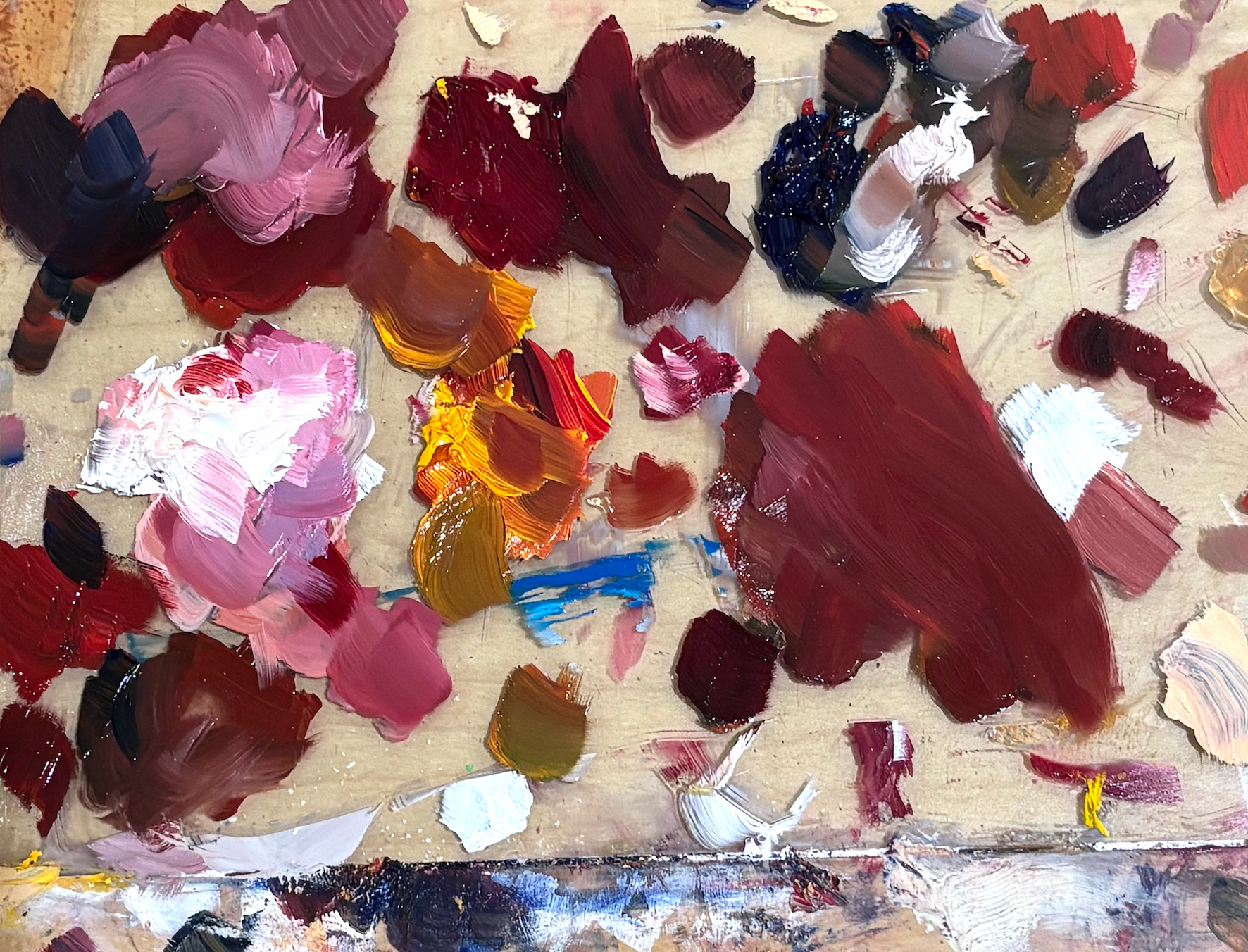 It’s not for you, Red Lipstick edition, oil paint, 22”x 28” 