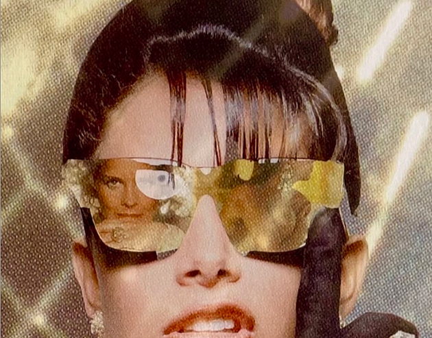 Eva Engel, Gaze,  digital collage from reinvented magazine pieces,  2023