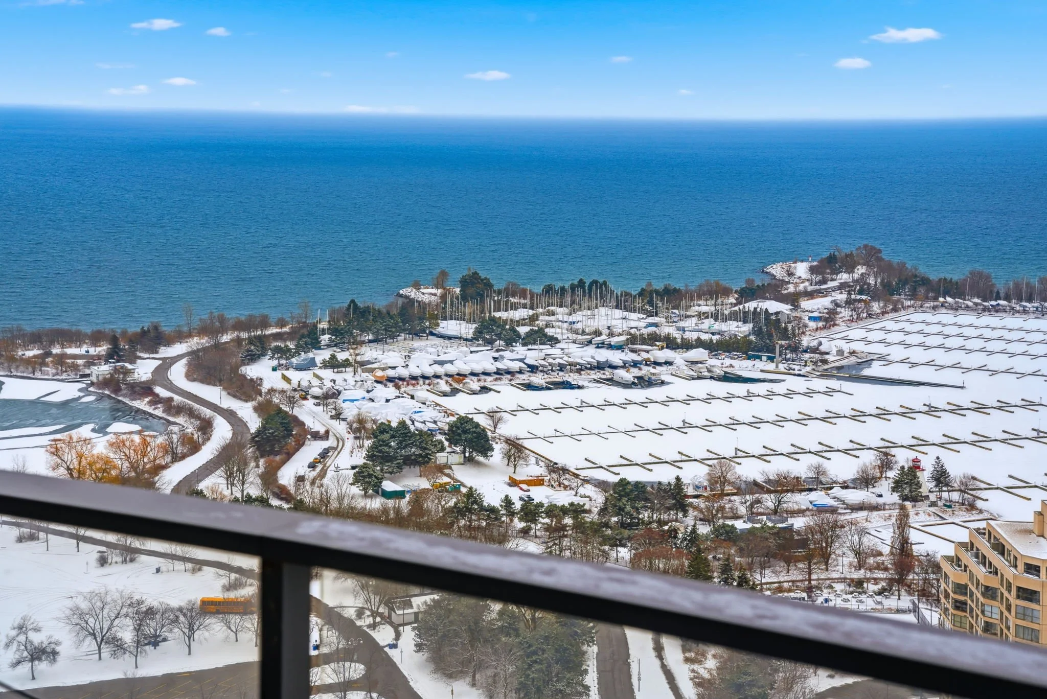 High above the lake, unobstructed views