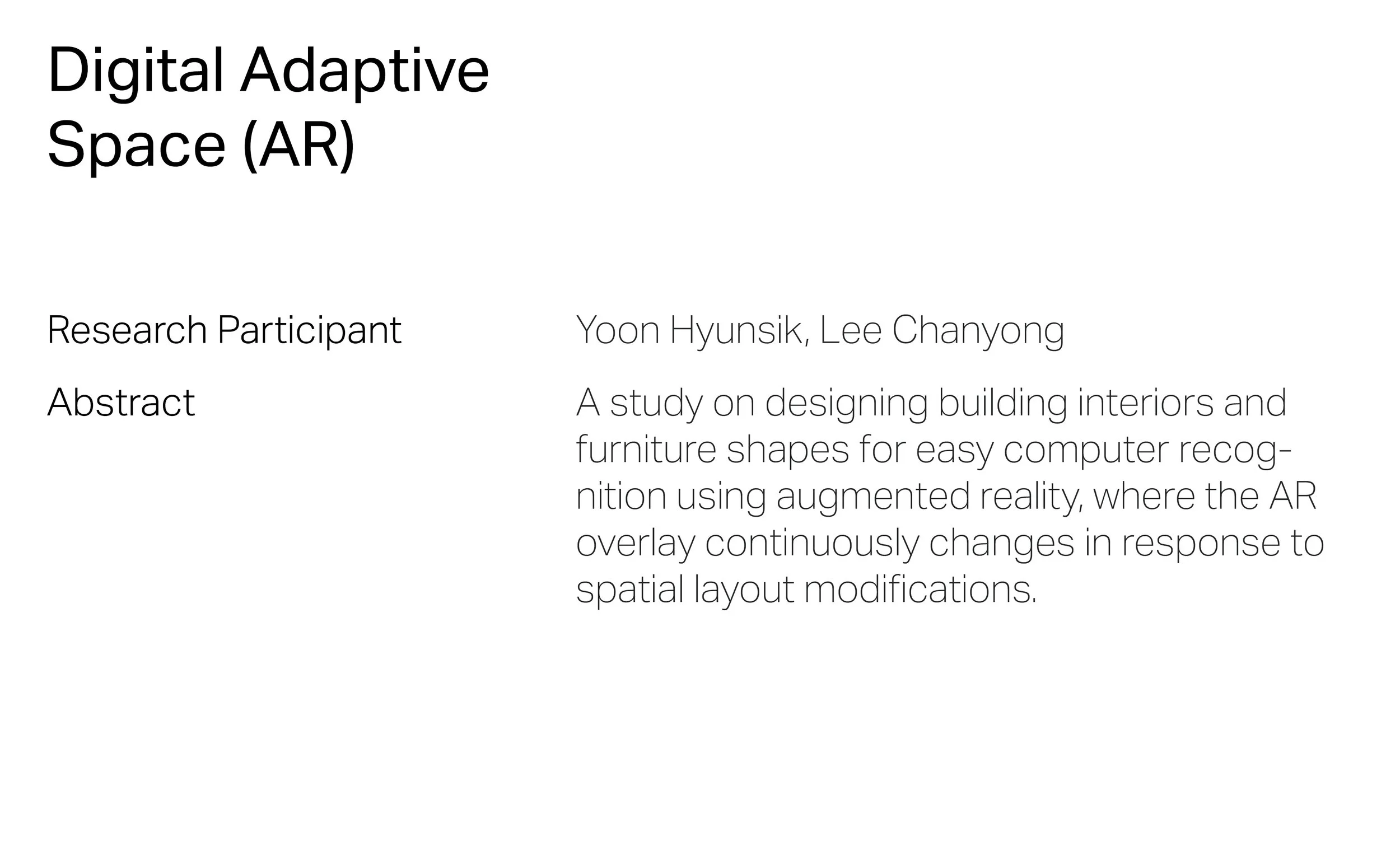 TOOOC(우와우). TOOOC Architects. Research/Lab. 연구프로젝트. 윤현식 건축. 윤현식 건축가. 이찬용 건축가. 젊은 건축가. 건축설계. 건축디자인. 건축프로젝트. 건축연구.